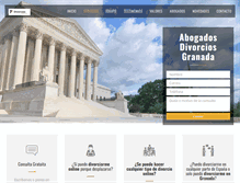 Tablet Screenshot of divorciosenlared.com